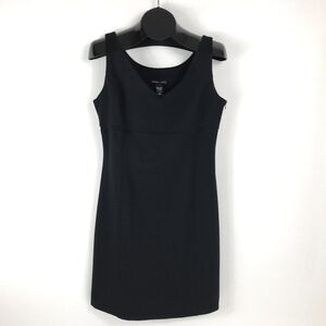 New York & Company Sleeveless Sheath Dress Women's Size 8 Black Career LBD